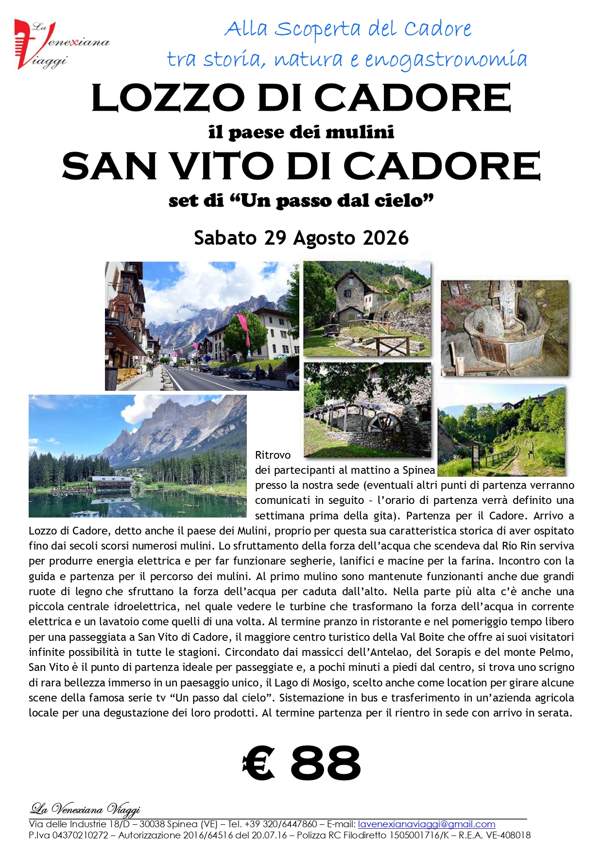 San Vito e il Cadore 29.08.2026